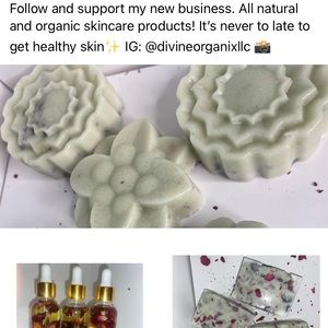 Skincare Products, all natural & organic